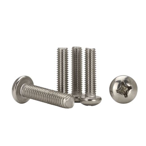 White Zinc Pan Round Head Thread Forming Rolling Screw Self Tapping