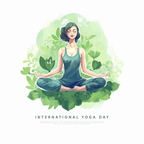 Premium Vector 21st June International Yoga Day Vector Illustration