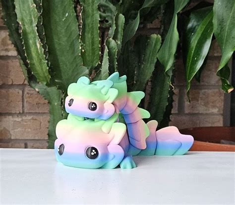 Amazon Cute D Printed Axolotl Fidget Toy Flexible Articulating