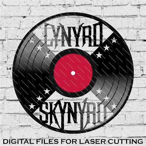 Lynyrd Skynyrd Laser Cut Vinyl Lp Record Template Files Included Psd