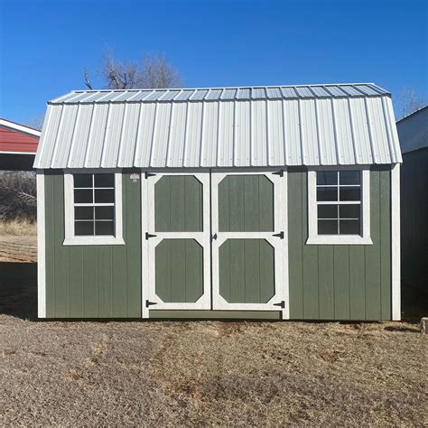 Derksen 10x16 Side Lofted Barn M D Enterprises