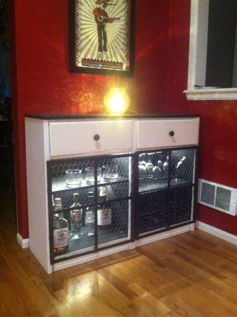 We Turned A Yard Sale Dresser Into This Cool Liquor Cabinet Liquor