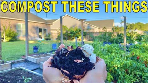 These 4 Kitchen Scraps Take Garden Compost To The Next Level Youtube