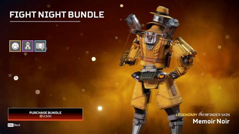 Apex Legends Fight Night Bundle New Intro Animation Youtube