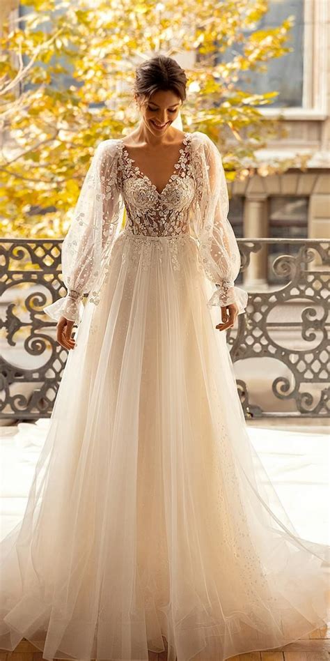 Long Sleeve Wedding Dresses 30 Perfect Variants Wedding Dress Long