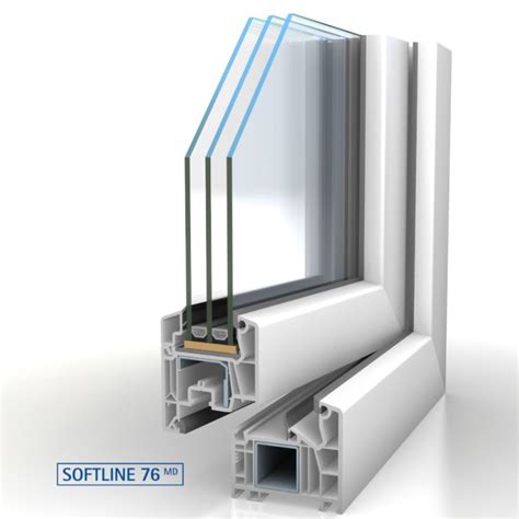 VEKA SOFTLINE 76 MD Plastové profily pro okna VEKA