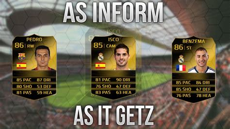 FIFA 14 Ultimate Team As Inform As Liga BBVA Getz Squad Builder