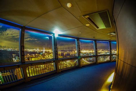 Night View from the Yokohama Marine Tower Stock Photo - Image of ...