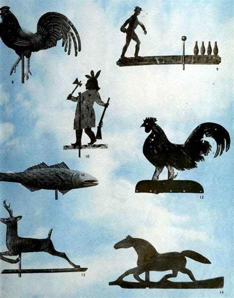 Vintage Weathervanes 60 Examples Of Early American Decorative