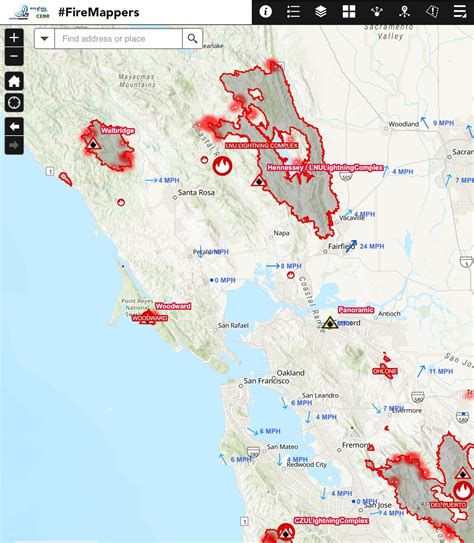 Cal Fire Map Map Web Application Map Screenshot