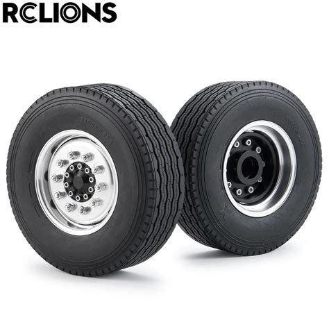 Rclions Tamiya Rodas Dianteiras E Pneus De Borracha Kit Para