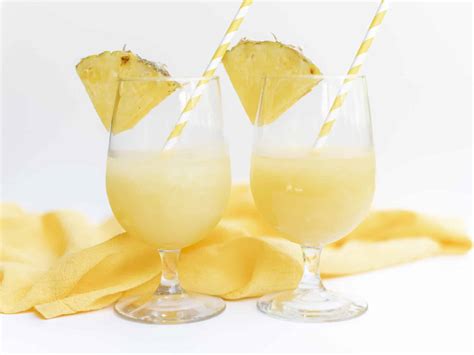 Pineapple Slush With Alcohol From Michigan To The Table