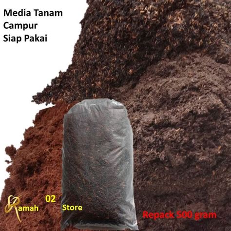 Media Tanam Campur Siap Pakai Cocopeat Sekam Bakar Dan Media Tanam