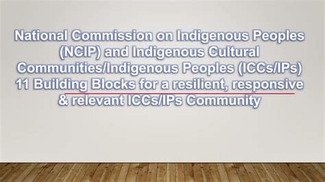 National Commission On Indigenous Peoples Ppt Free Download