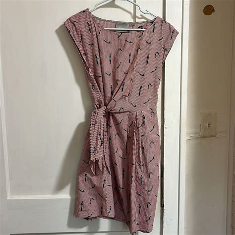 Anthropologie Maeve Diver Striped Dress - Gem
