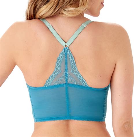 Ocean Blue Superboost Lace Deep V Bralette Brandalley