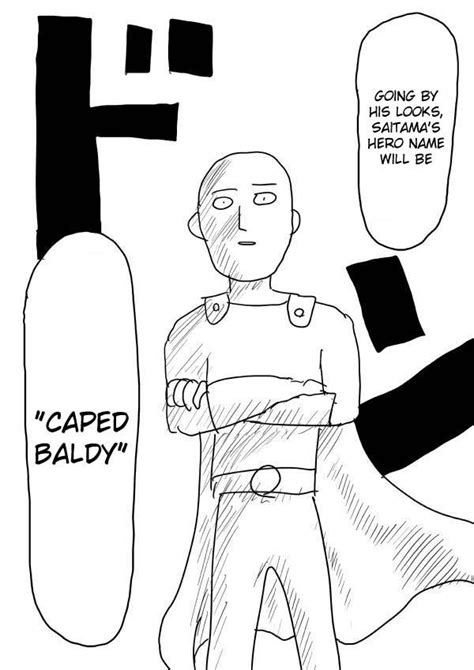 One Punch Man Original Manga Art Manga