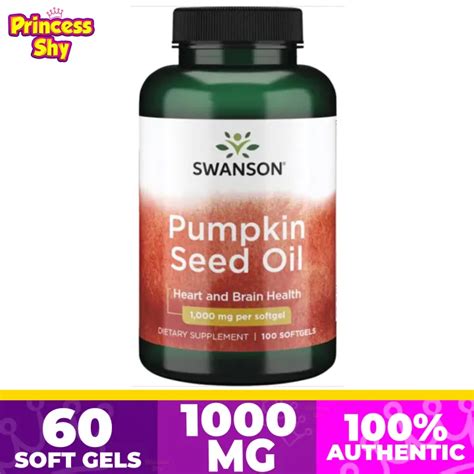 Swanson Pumpkin Seed Oil Mg Softgels Lazada Ph