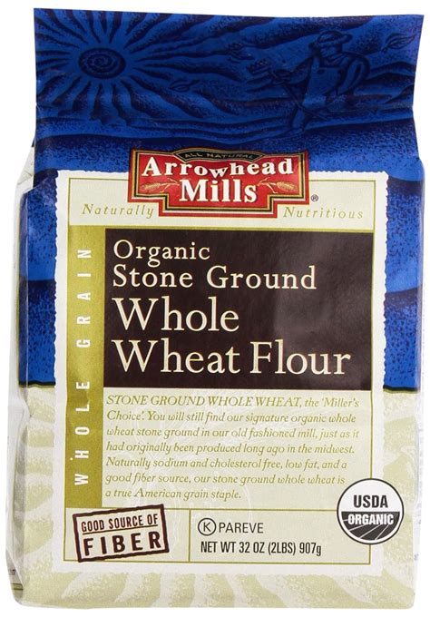 Arrowhead Mills Organic Stone Ground Whole Wheat Flour 32