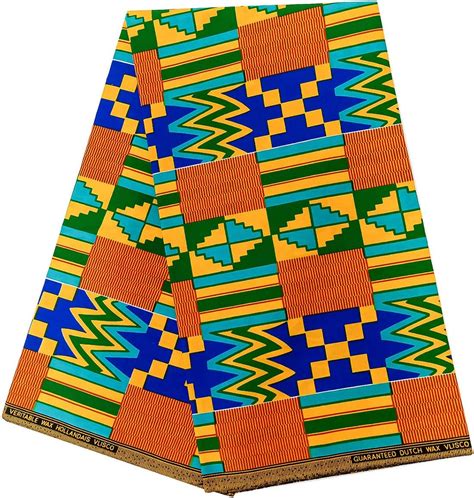 Green Pattern Design Ankara African Print Fabric African Print Ankara