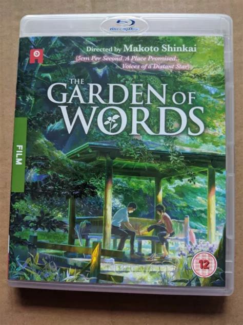 Garden Of Words Blu Ray Disc Makoto Shinkai Anime Very Good Free Post