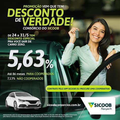 Sicoob Lança Super Promoção De Consórcios Vem Que Tem Desconto De