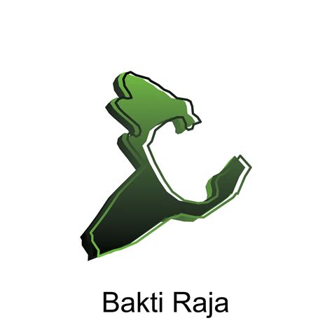 Map City of Bakti Raja Logo Vector Design. Abstract, designs concept ...