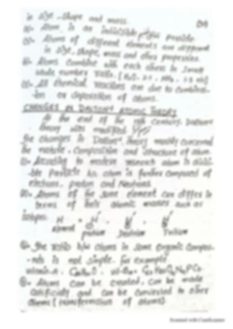 Solution Chemistry Structure Of Atom Introduction Dalton Atomic Theory