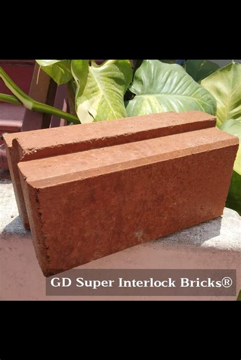 Clay Interlock Bricks L X H X W At Rs Piece In