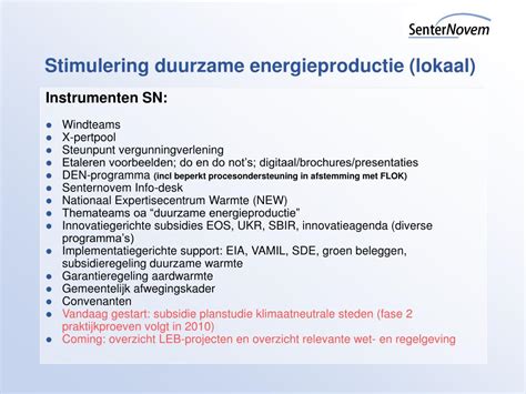 Ppt Duurzame Energie Lokale Actie Powerpoint Presentation Free