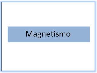 Aula sobre eletromagnetismo e campo magnético PPT