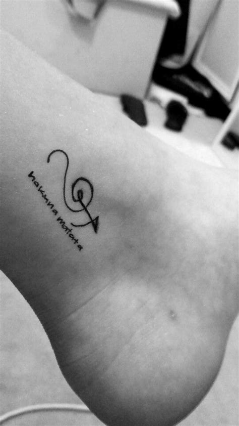 Hakuna Matata Hakuna Matata Tattoo Inspirational Tattoos Word