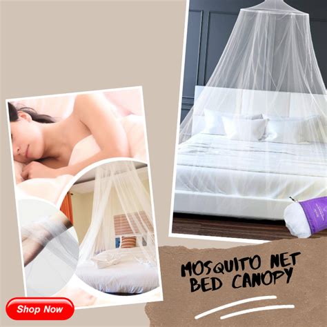 Mosquito Net Bed Canopy King Queen Size Lazada PH