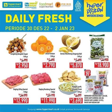 Harga Promo Jsm Hypermart Desember Januari Ada Diskon