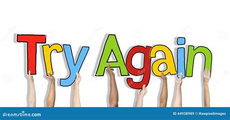 Try Again Vector Illustration 82943978