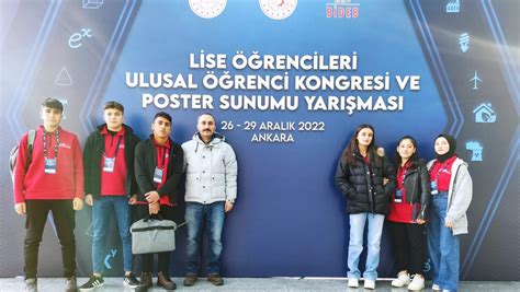 LİSE ÖĞRENCİLERİ ULUSAL ÖĞRENCİ KONGRESİ VE POSTER SUNUMU YARIŞMASI