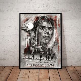 Quadro Decorativo Filme Maze Runner Desenho Artistico Shopee Brasil