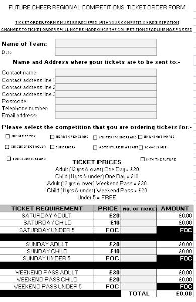 Tupperware Order Form Template Creditpna