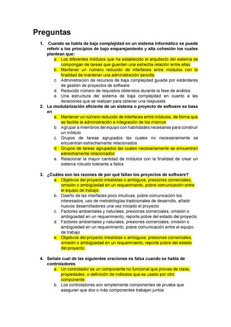 Examen de muestra práctica 2019 preguntas y respuestas Preguntas 1