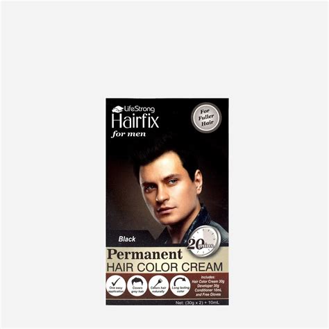 Hairfix Permanent Hair Color Cream For Men 60Ml Black