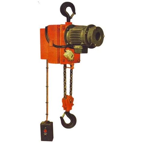 Easy Move Orange 220v Industrial Wire Rope Hoist For Weight Lifting Certification Ce