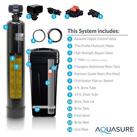 Aquasure Harmony Series 48 000 Grains Water Softener With High Efficiency Digital Metered