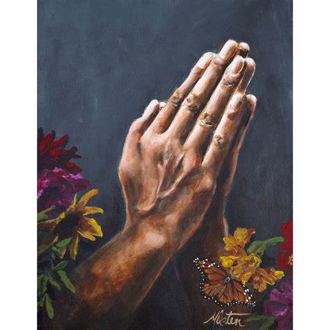 Prayer Hands - Fine Art Print | Mindi Oaten Art