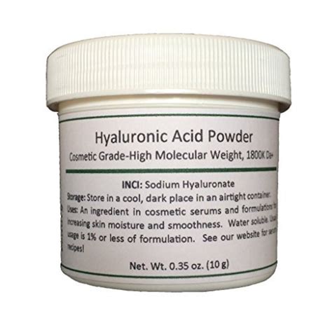 Pure Hyaluronic Acid Serum Powder High Molecular Weight Sodium