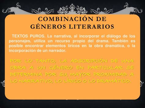 Ppt Los GÉneros Literarios Powerpoint Presentation Free Download Id 5536119