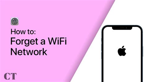 How To Forget A WiFi Network On Your IPhone YouTube