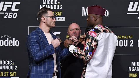 UFC 260 Card Stipe Miocic Vs Francis Ngannou 2 Full Fight Preview