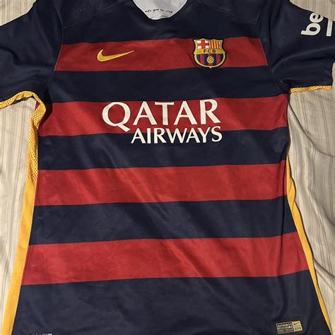 2015/16 Barca jersey Neymar Real Used Size L - Depop