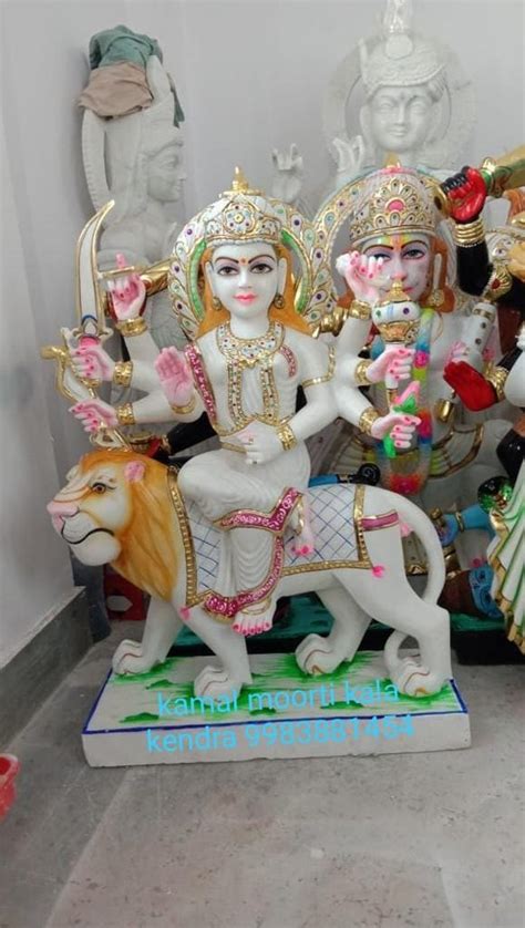 Hindu Marble Durga Maa Statue For Worship Size Feet At Rs In