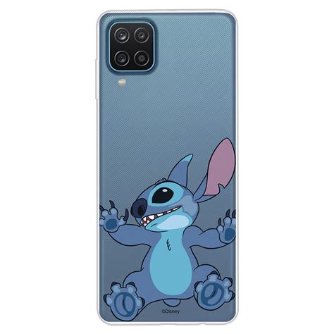 Disney Samsung Galaxy M12 Stitch Trepando Lilo And Stitch Case Clear